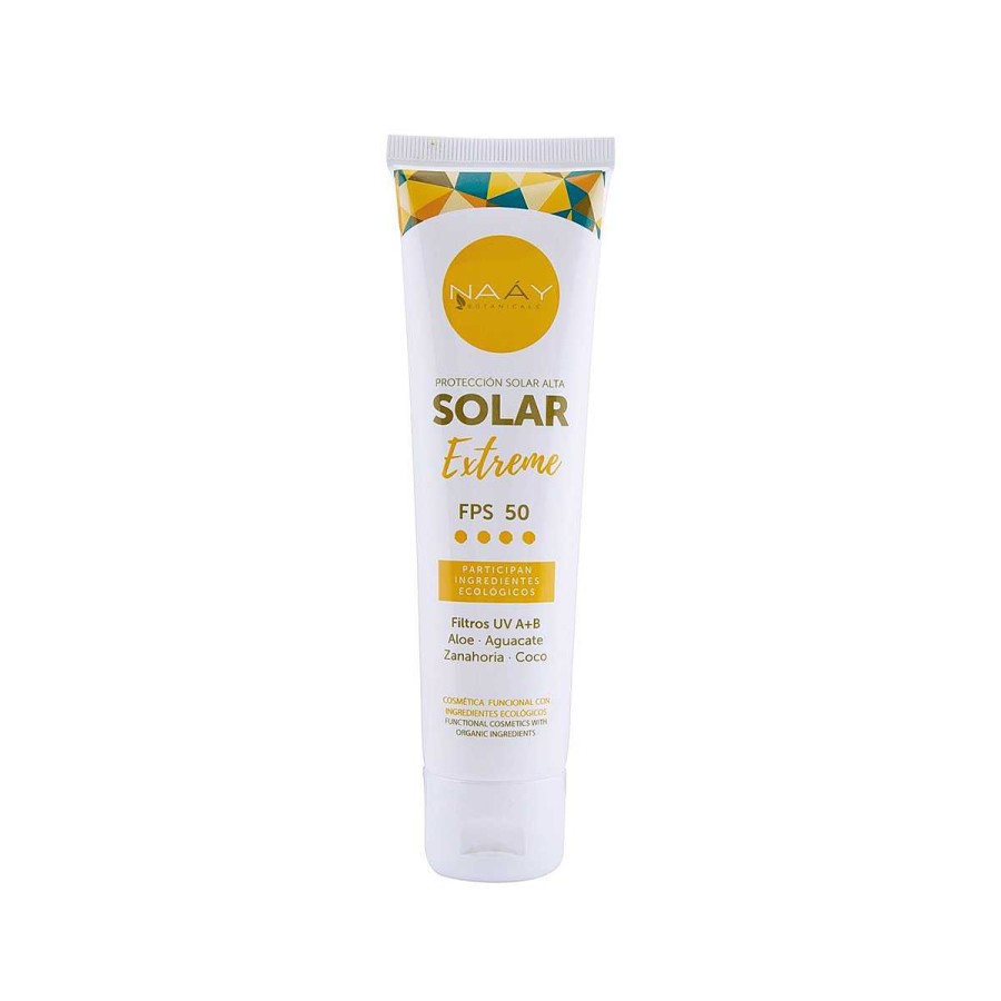 Higiene NAÁY Cosm Tica | Crema Solar Extreme Fps 50 Aloe+Coco+Aguacate 100 Ml Naay