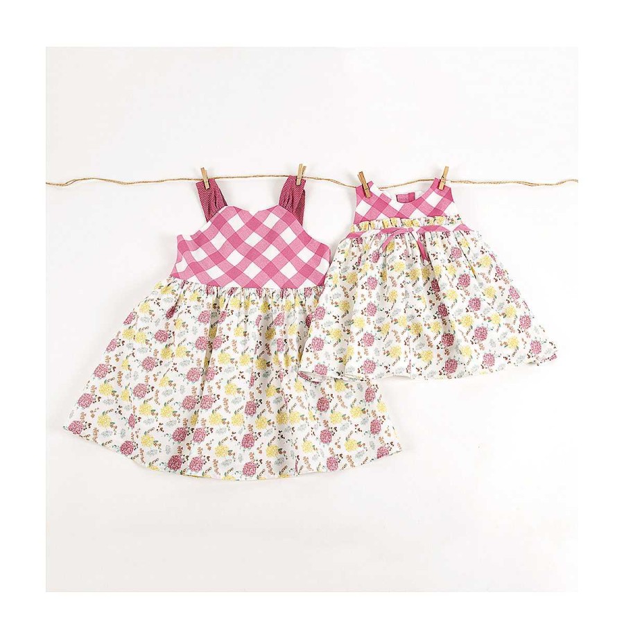 Moda BAYON Vestidos | Vestido Infantil Bolonia Bayon Rosa