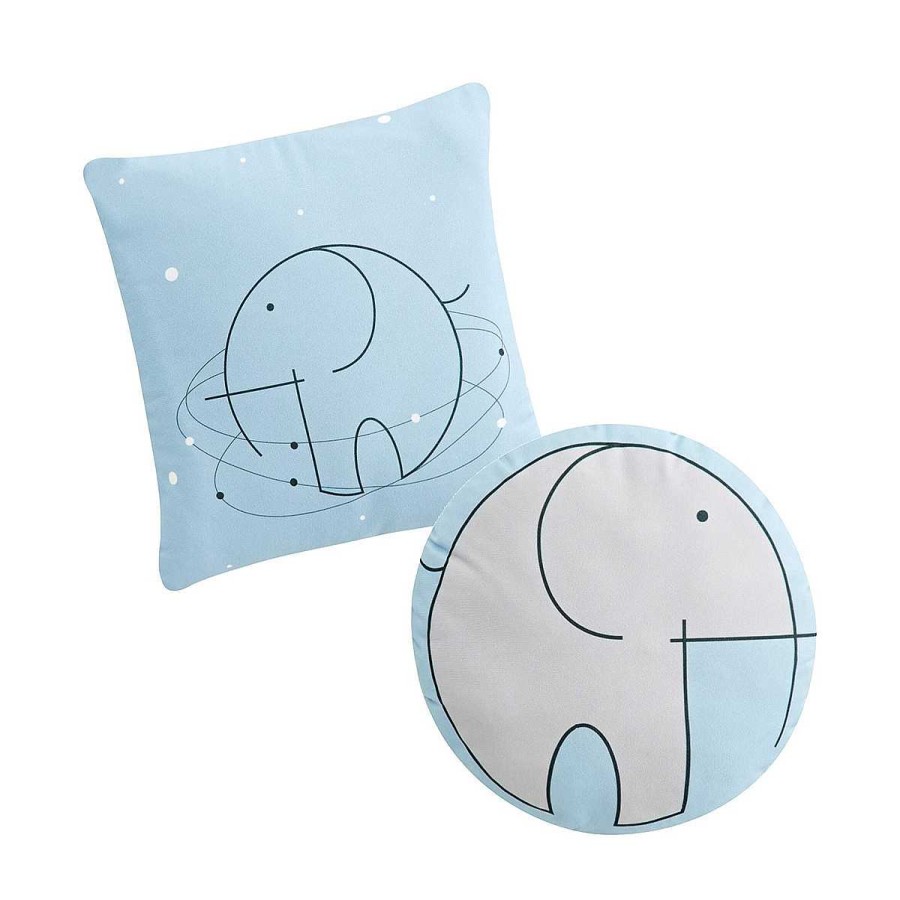 Hogar PEKEBABY Cojines Y Almohadas | Set 2 Cojines Decorativos Bluephant Pekebaby