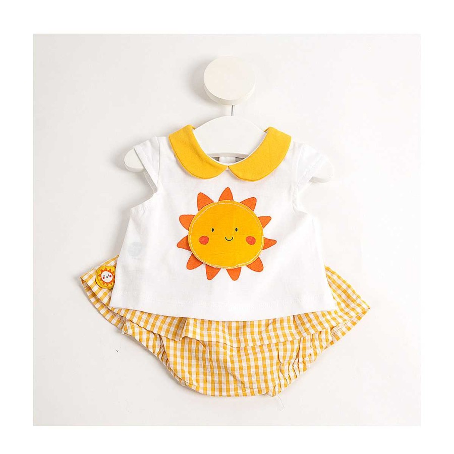 Moda BAYON Conjuntos | Conjunto Ranita Camiseta Sol Bayon Amarillo