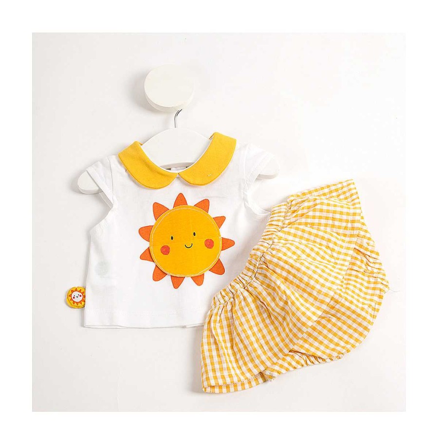 Moda BAYON Conjuntos | Conjunto Ranita Camiseta Sol Bayon Amarillo