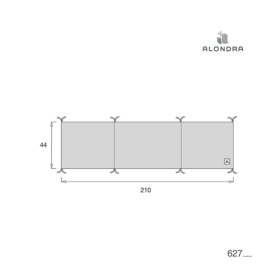 Hogar ALONDRA Edred N Y Protector | Protector Cuna 70X140 Cm Alondra 147 Natura