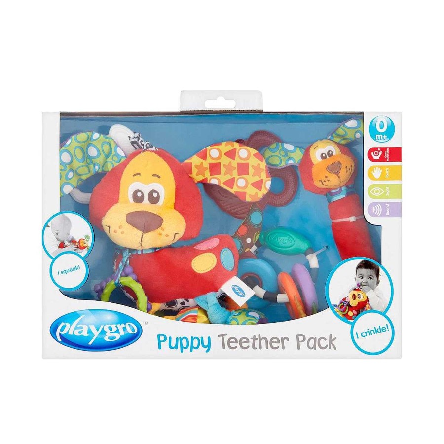 Juguetes DC PHARM | Pack Mordedores Puppy Llaves Playgro