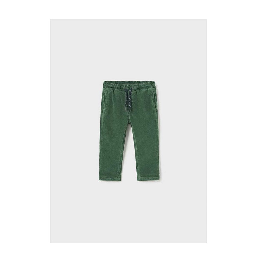 Moda MAYORAL Pantalones | Pantalon Micropana Forrada Mayoral Verde