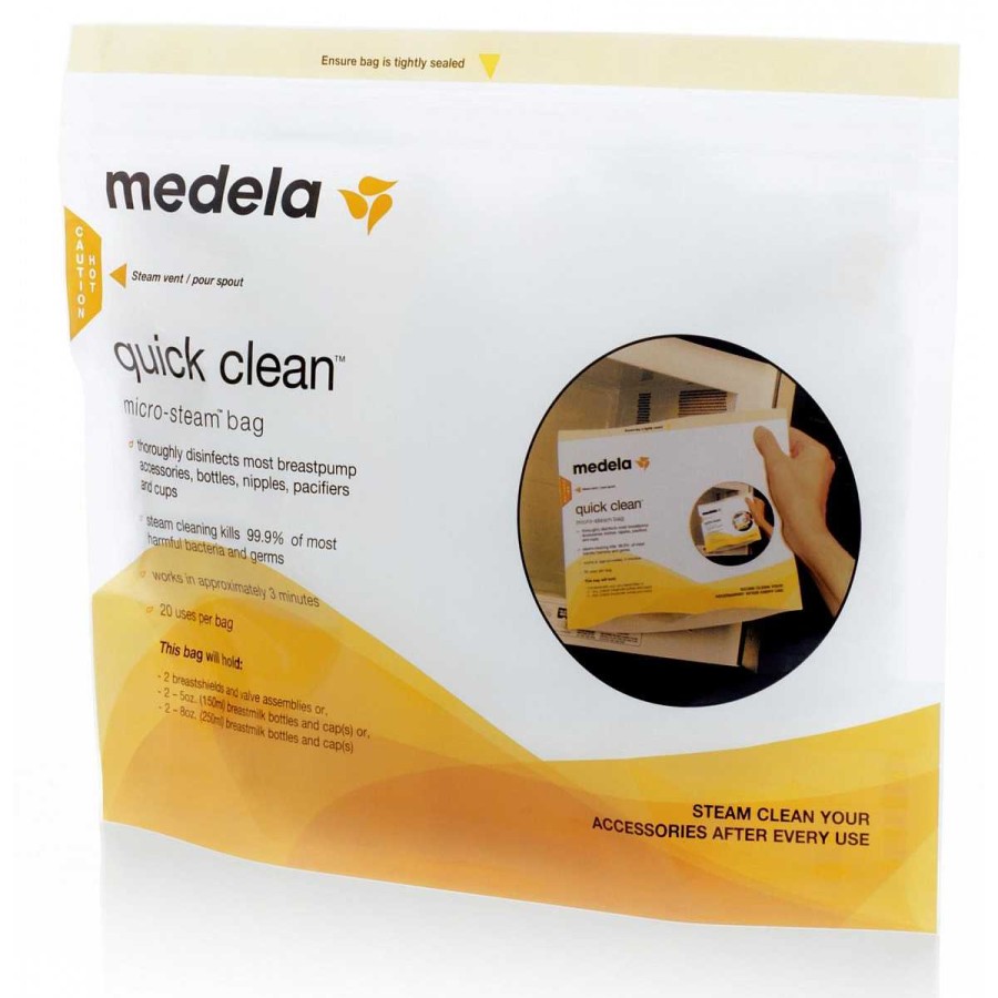 A Comer MEDELA Esterilizadores | Bolsa Para Esterilizaci N Al Vapor En Microondas Medela