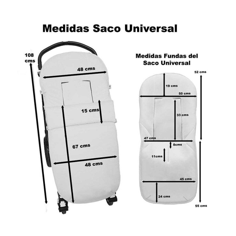 El Paseo DYDADOS Sacos Y Mantas | Saco Polipiel Universal Sabana Dydados Gris