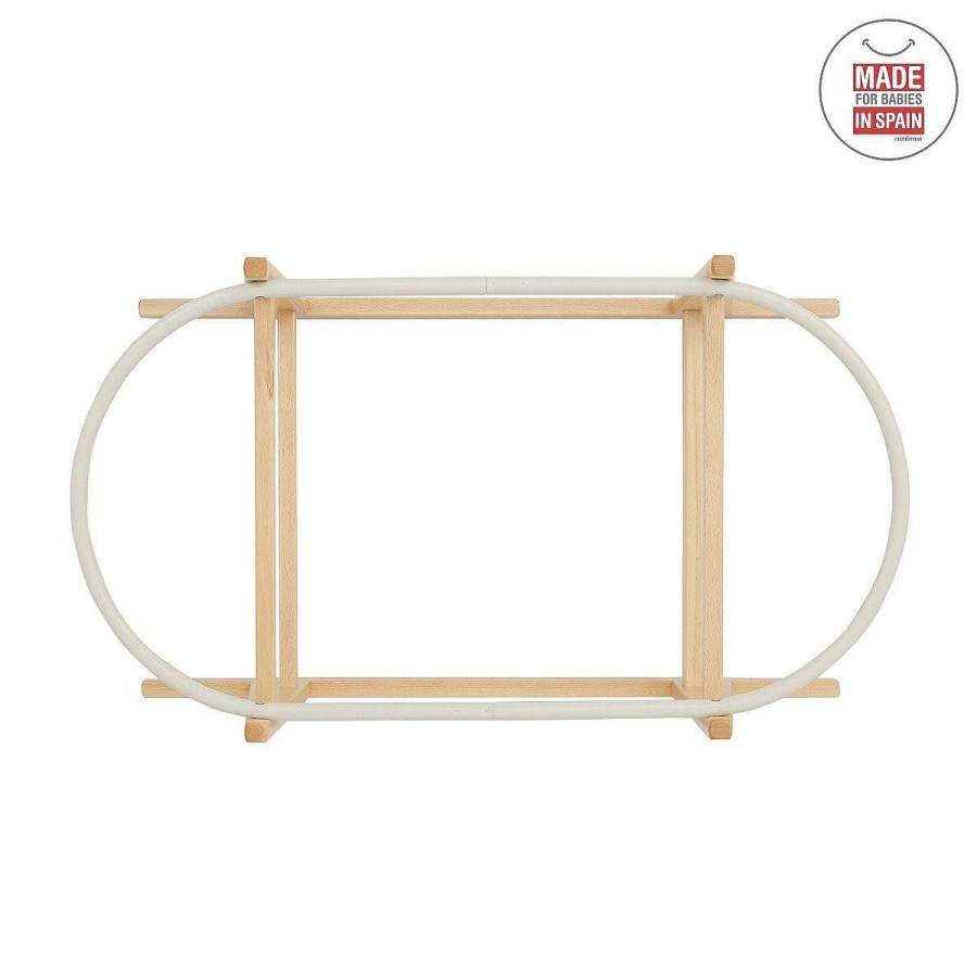 Hogar CAMBRASS Minicunas | Porta Cuco Madera Liso E 46.5X86X48.5 Cm Natural Cambrass