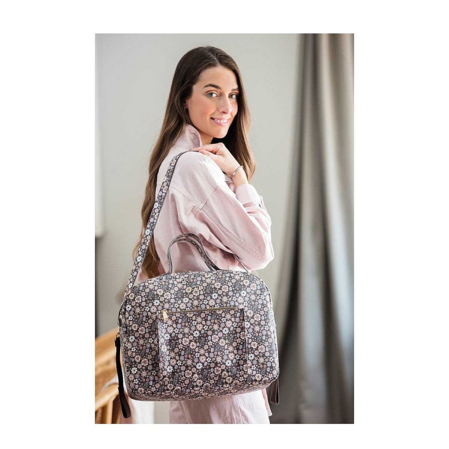 El Paseo PASITO A PASITO Bolsos | Bolsa Canastilla Pasito A Pasito Blossom Petal Marr N