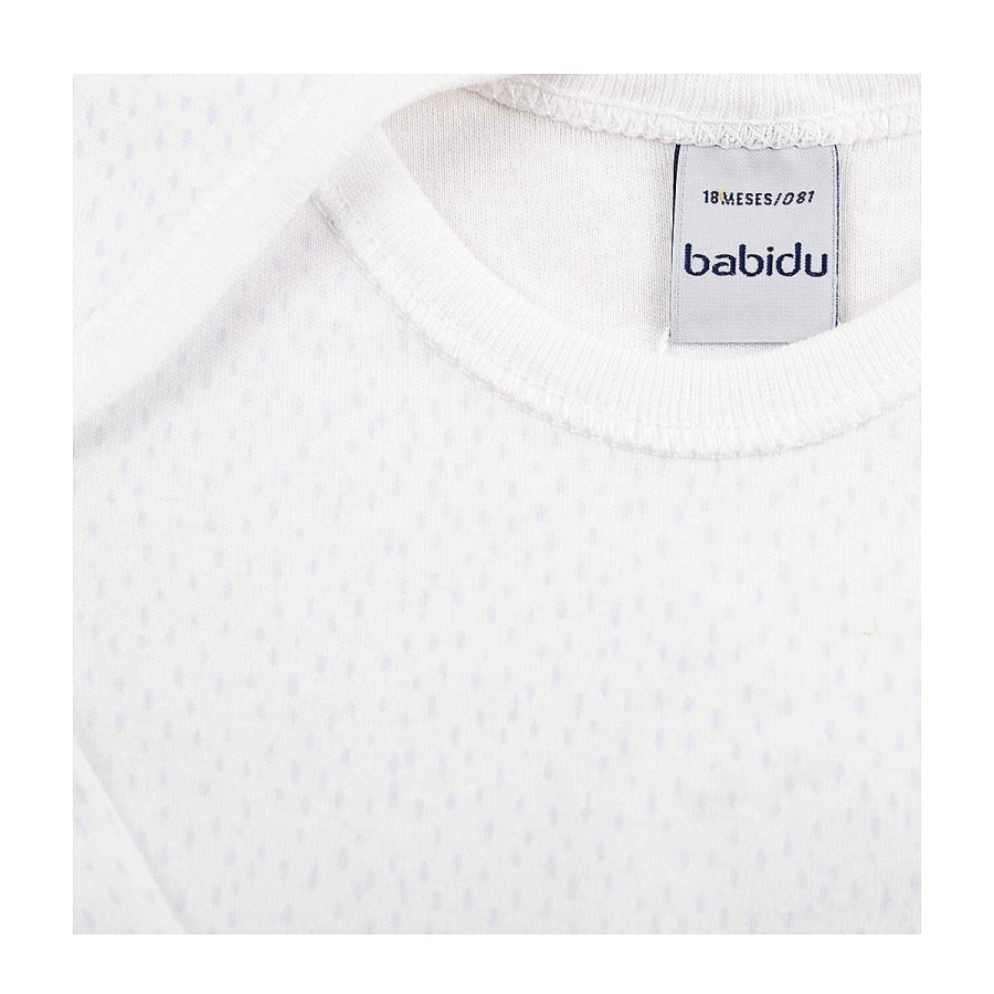 Moda BABIDU Ropa Interior | Body Cuello Americano Pluvia Babidu Azul