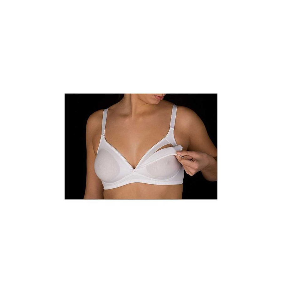 Higiene SELENE Ropa Interior | Sujetador Especial Lactancia Pamela Selene Copa B Blanco