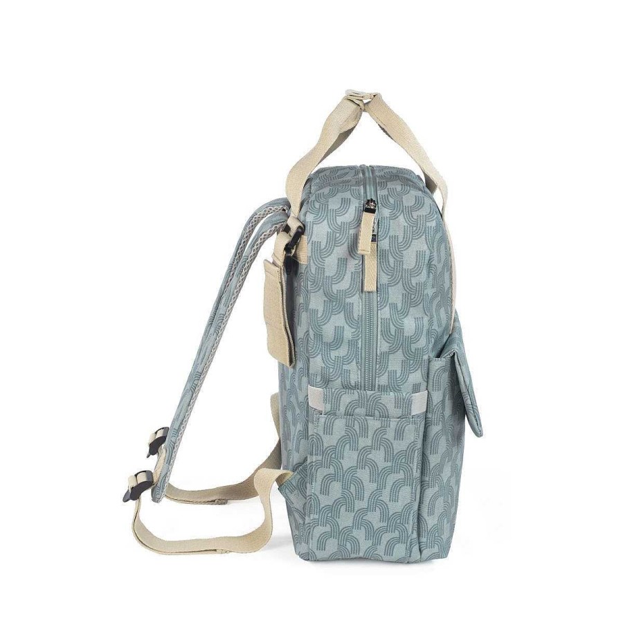 El Paseo WALKING MUM Bolsos | Mochila Canastilla Walking Mum Tulum Verde