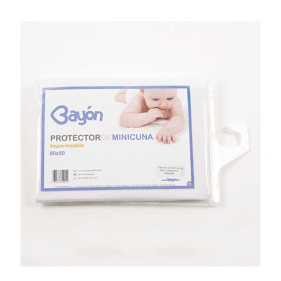 Hogar AGUILERA Empapadores | Protector Impermeable De Minicuna Bayon 80X50 Cm