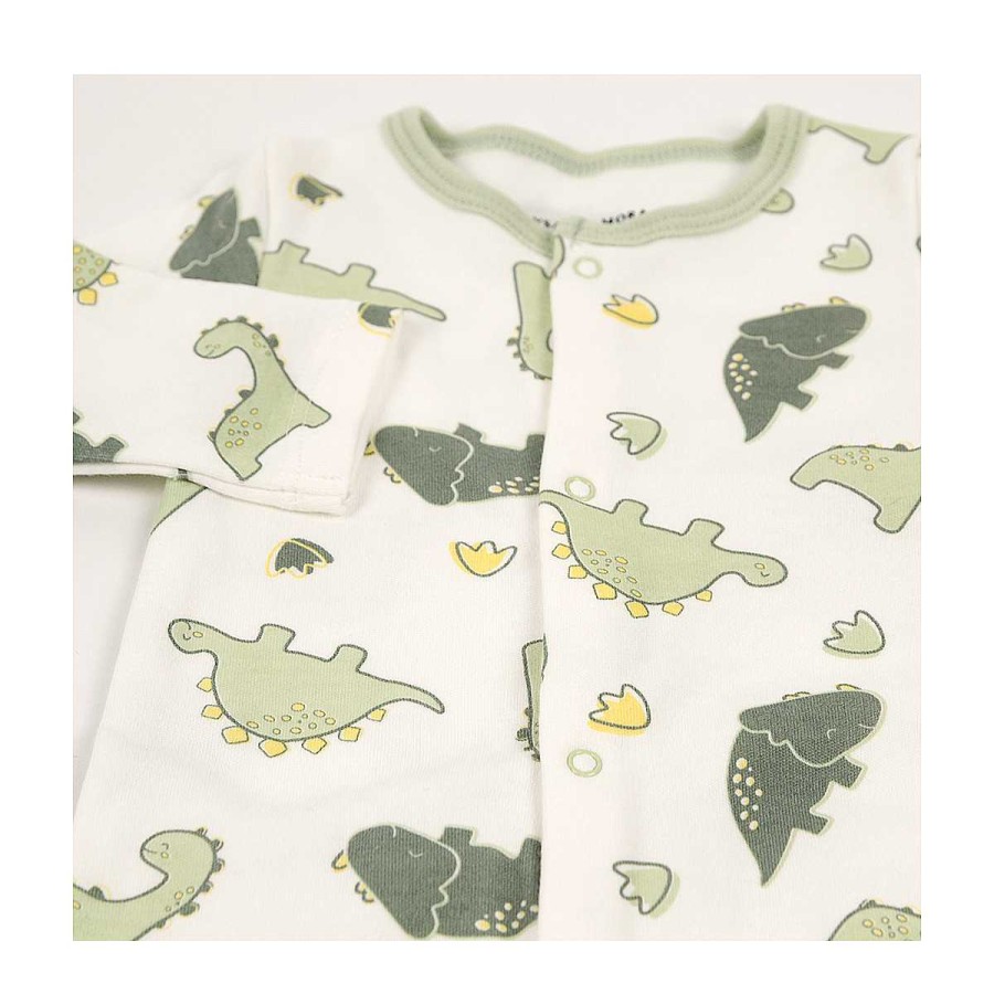 Moda ISABEL MORA Pijamas | Pijama Bebe Ml Dinosaurios Ysabel Mora Verde