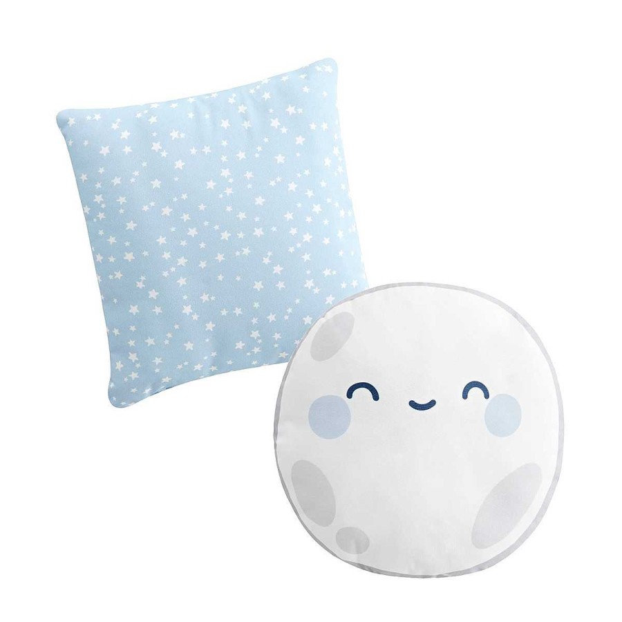 Hogar PEKEBABY Cojines Y Almohadas | Set 2 Cojines Decorativos Good Night Pekebaby Azul