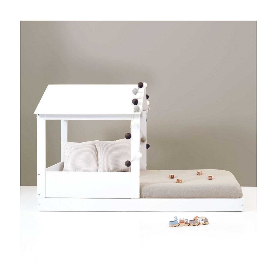 Hogar ALONDRA Cunas | Pack Cama Bianca Tre Casita Montessori Alondra Con Colchon