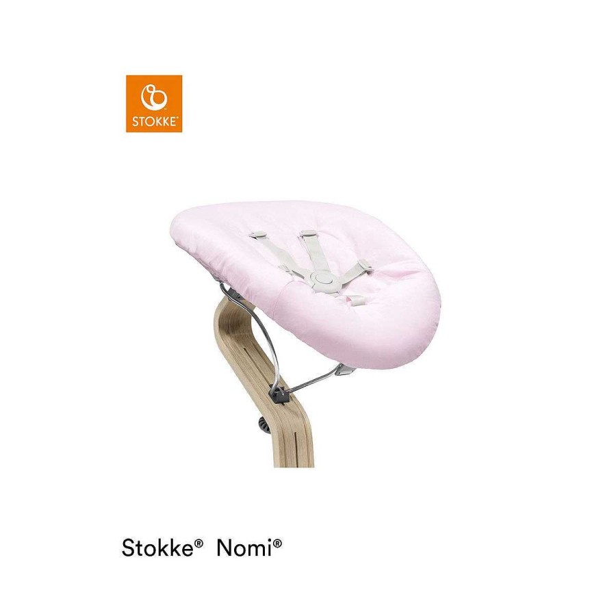 A Comer STOKKE Tronas | Stokke Nomi Newborn Set Grey Pink Negro