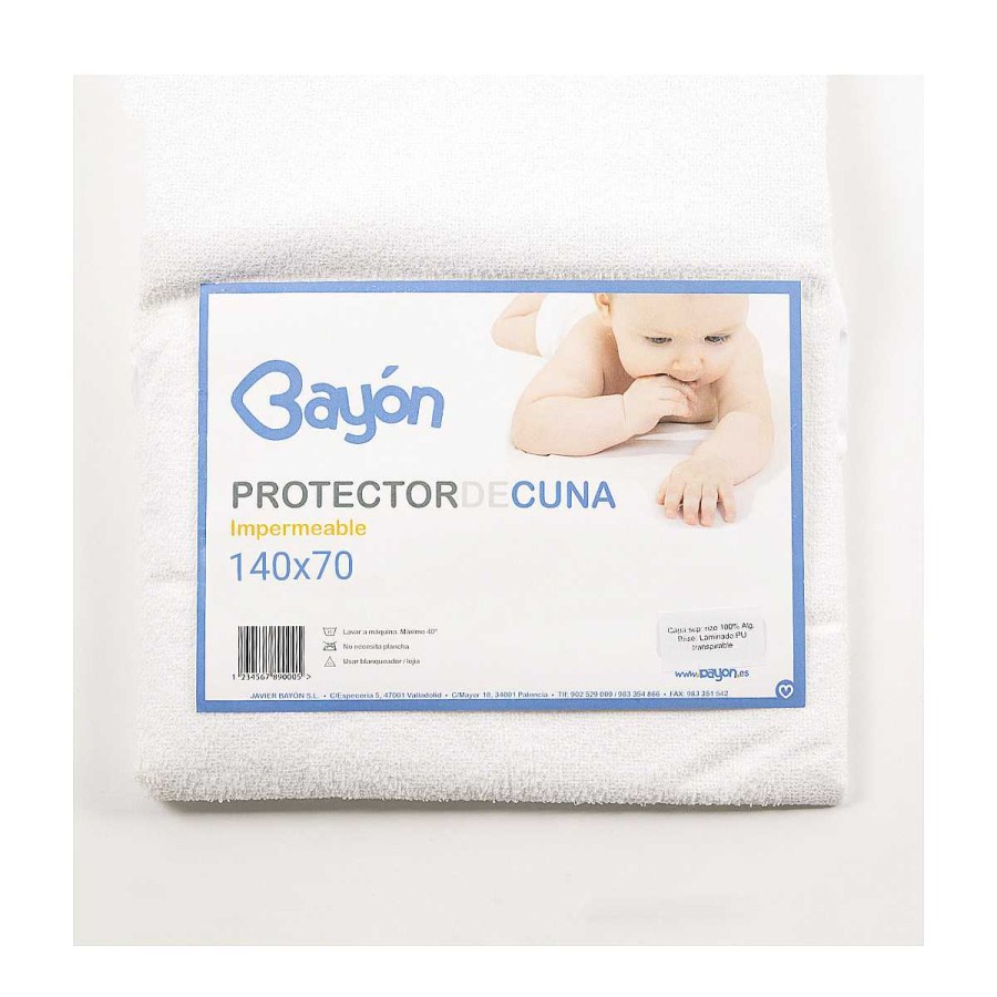 Hogar AGUILERA Empapadores | Protector Impermeable De Cuna Bayon 70X140 Cm