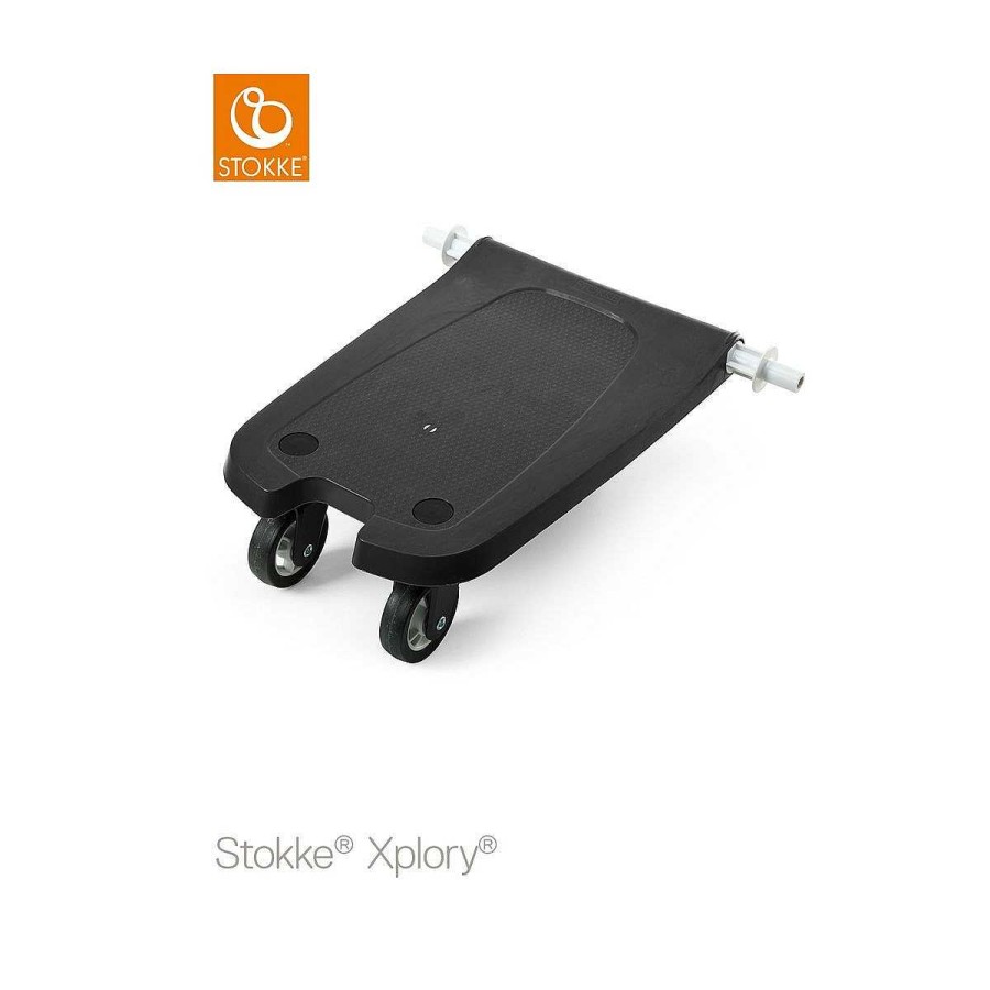 El Paseo STOKKE Plataformas | Stokke® Xplory® Sibling Board Patinete Negro