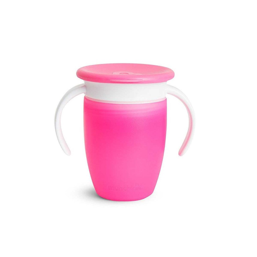 A Comer MUNCHKIN Vasos De Aprendizaje | Taza Antigoteo Con Asas Y Tapa Miracle 360 Munchkin 200Ml