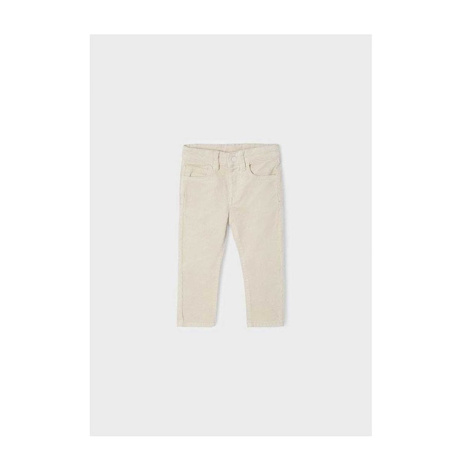 Moda MAYORAL Pantalones | Pantal N Pana Slim Fit Basico Mayoral Beig