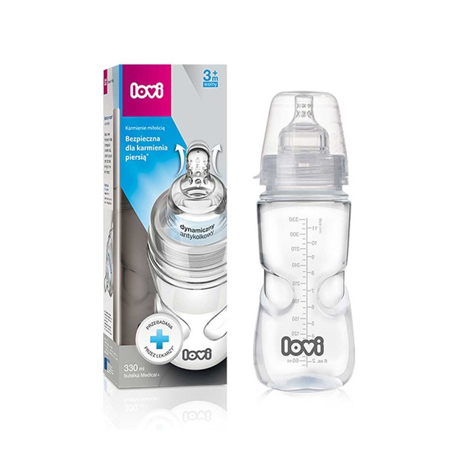 A Comer LOVI Biberones | Biber N Con Tetina Din Mica Lovi Medical+ 330Ml