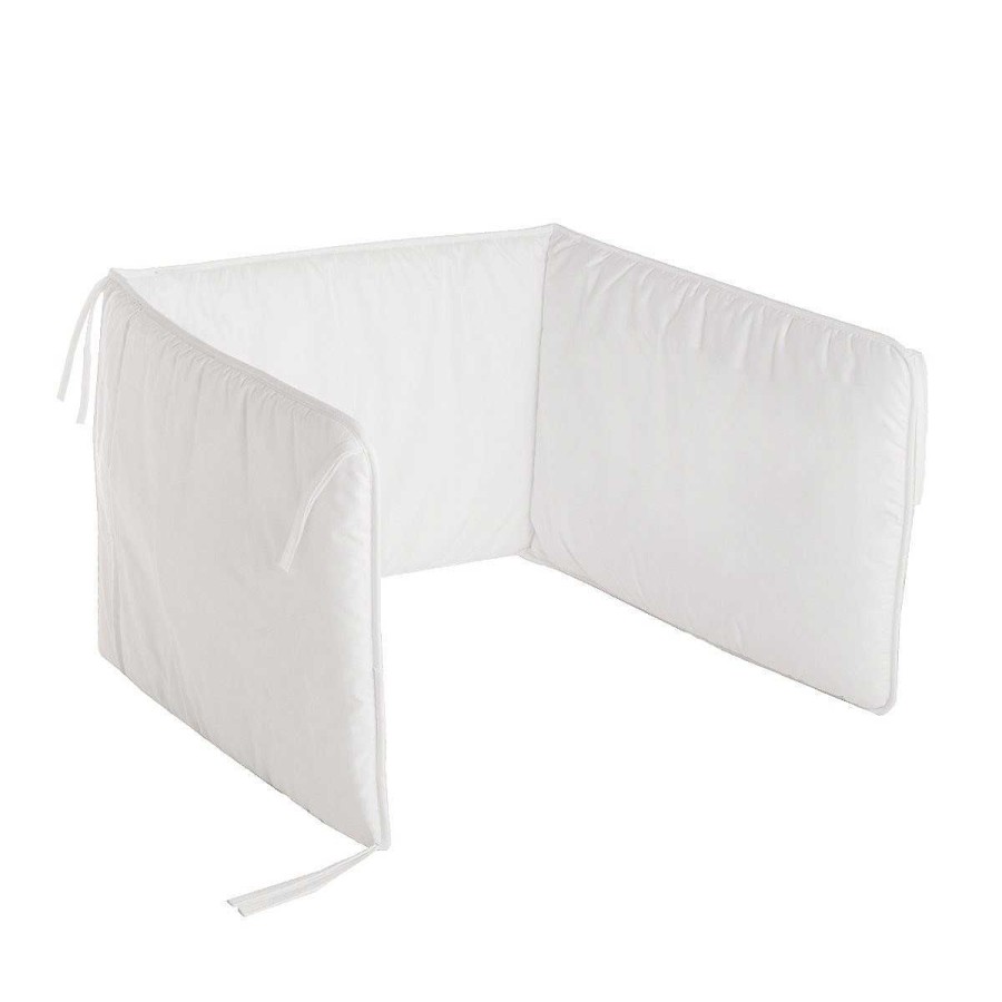 Hogar CAMBRASS Edred N Y Protector | Protector 60 (Cuna 60) 60X40 Cm Liso E Blanco Cambrass