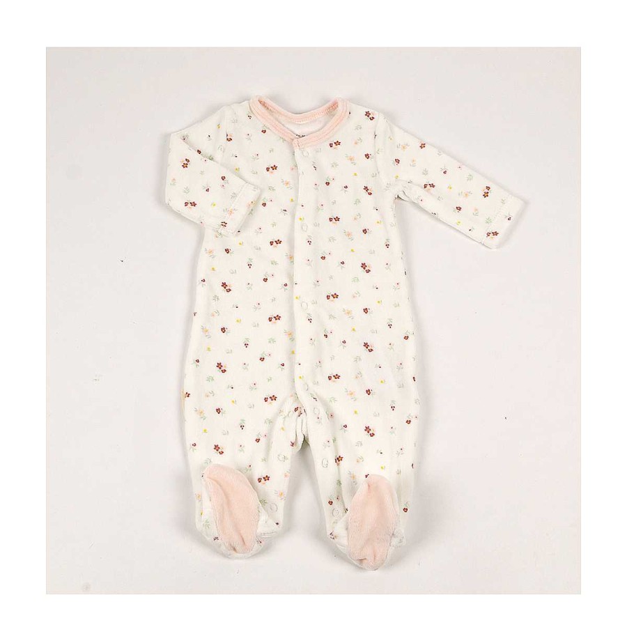 Moda ISABEL MORA Pijamas | Pijama Bebe Ml Florecillas Ysabel Mora Rosa