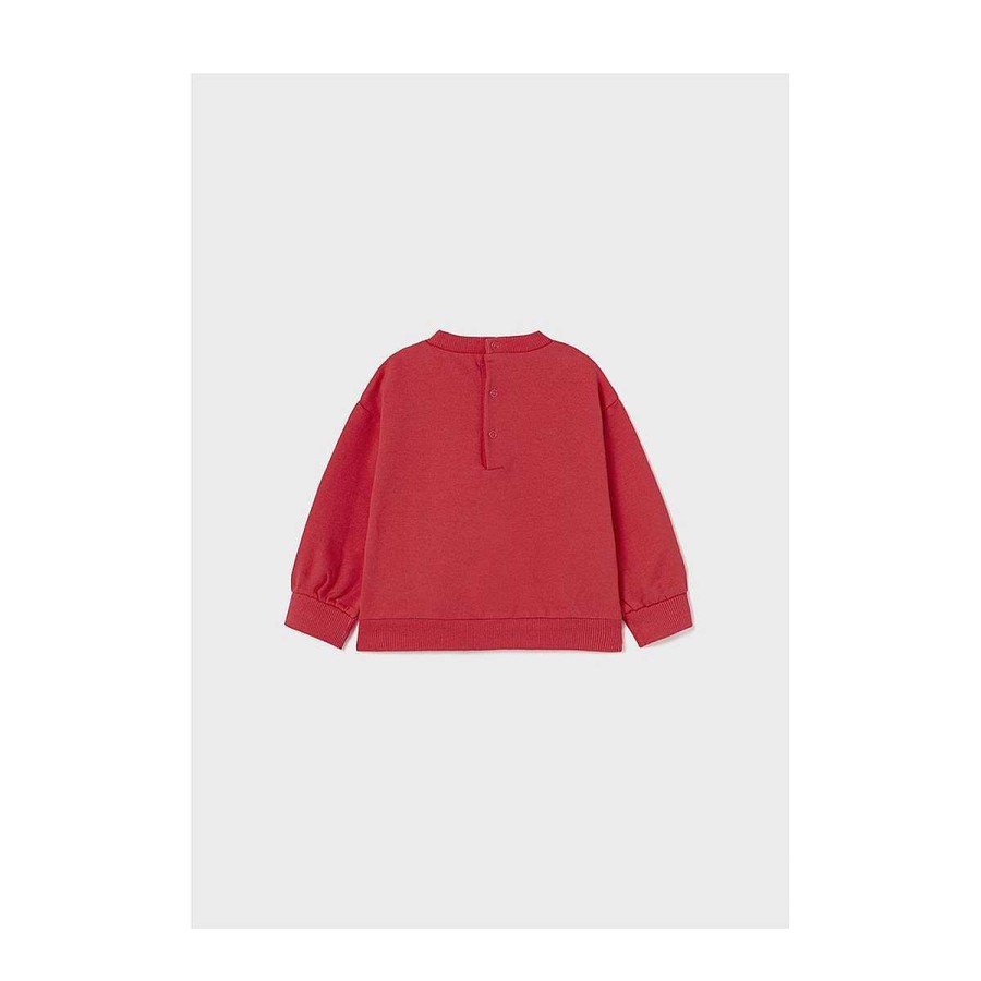 Moda MAYORAL Chaquetas Y Jerseys | Pullover Apliques Mayoral Rojo