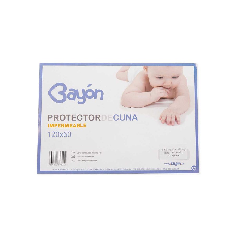 Hogar AGUILERA Empapadores | Protector Impermeable De Cuna Bayon 120X60Cm