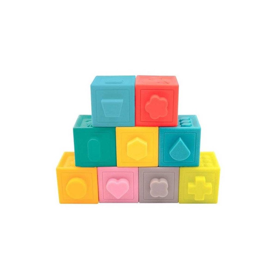 Juguetes LUDI | Conjunto 9 Cubos Apilables Ludi