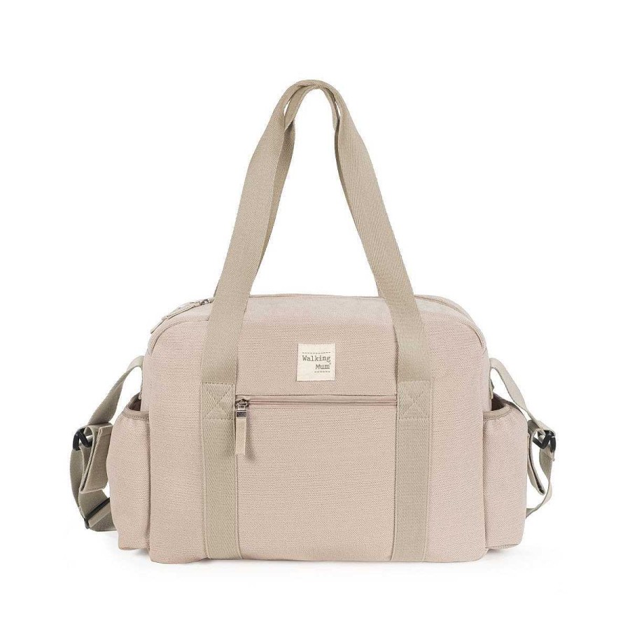 El Paseo WALKING MUM Bolsos | Bolsa Canastilla Walking Mum Eco Mum Apricot Arena