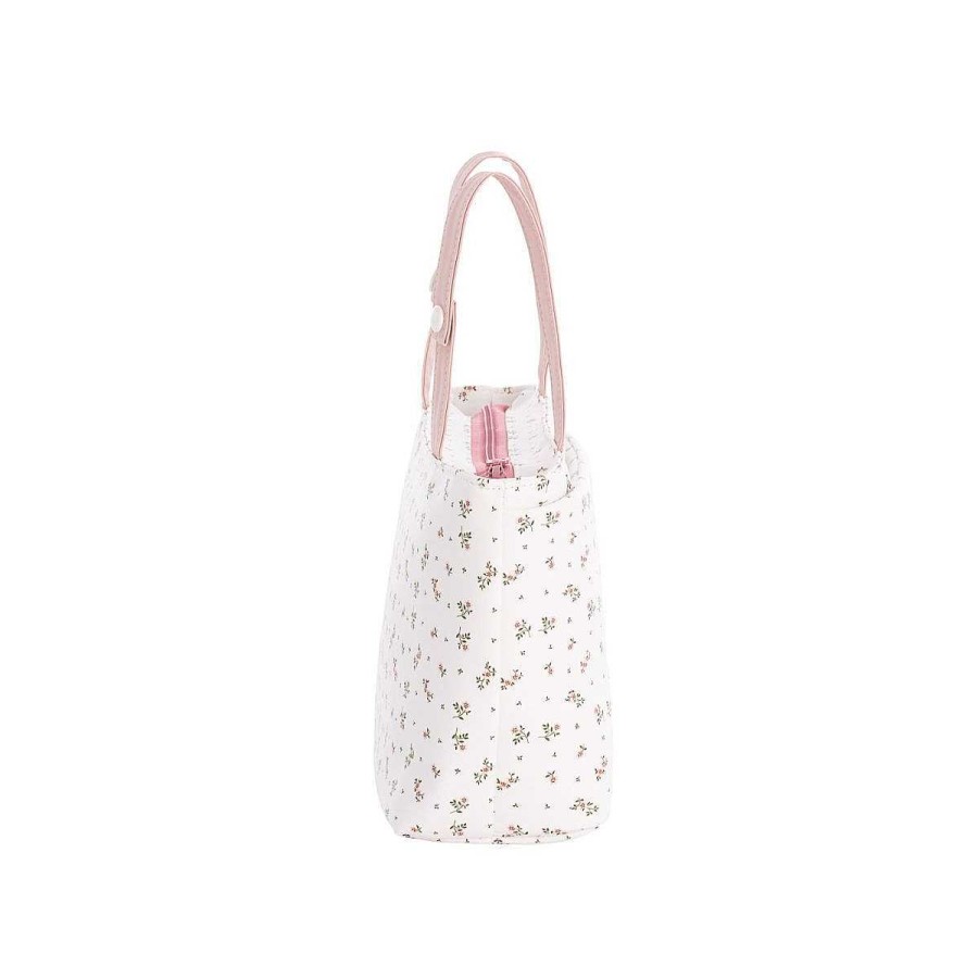 El Paseo CAMBRASS Bolsos | Bolso Organizador Aura Beige/Flores 13X38X20 Cm - Cambrass Rosa