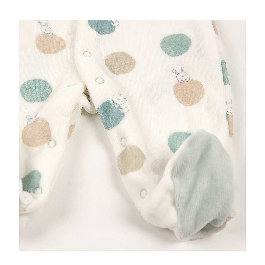 Moda ISABEL MORA Pijamas | Pijama Bebe Ml Conejitos Ysabel Mora Verde