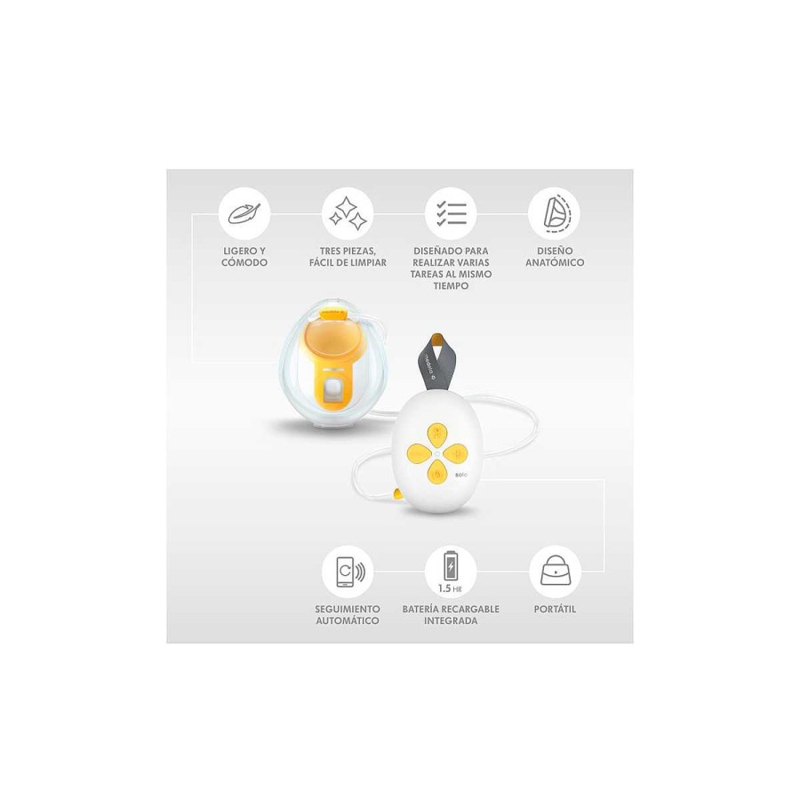 A Comer MEDELA Extractores De Leche | Extractor Electrico Simple Solo Medela Hands-Free