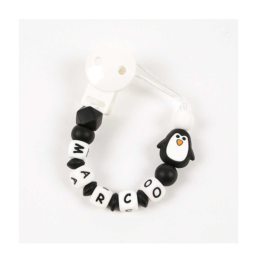 Higiene BAYON Chupetes | Chupetero Silicona Personalizado Pingu Bayon