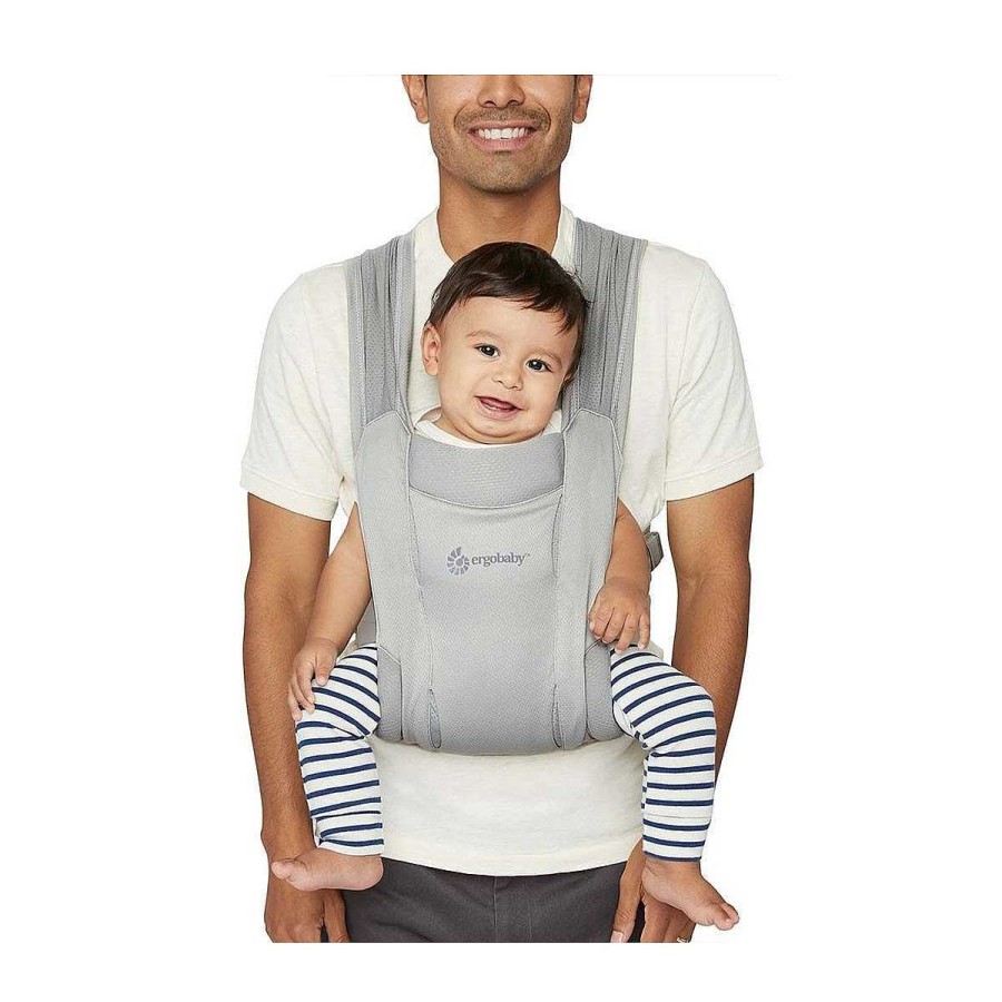 El Paseo ERGOBABY Mochilas Portabeb S | Mochila Portabeb S Reci N Nacido Embrace Ergobaby Gris Claro