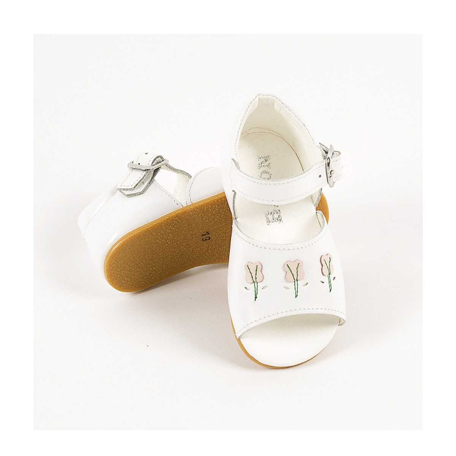 Moda BAYON Calzado | Sandalia Boxcalf Bayon Blanco