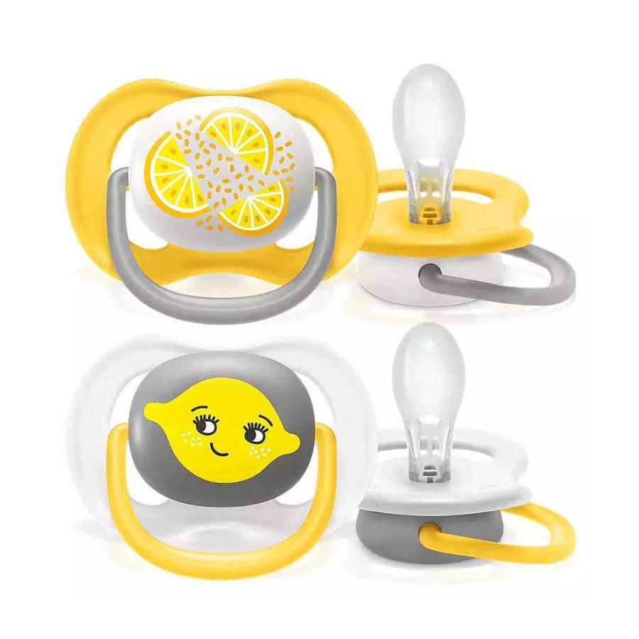 Higiene PHILIPS AVENT Chupetes | Chupete Ultra Air Philips Avent 6-18M Lemon