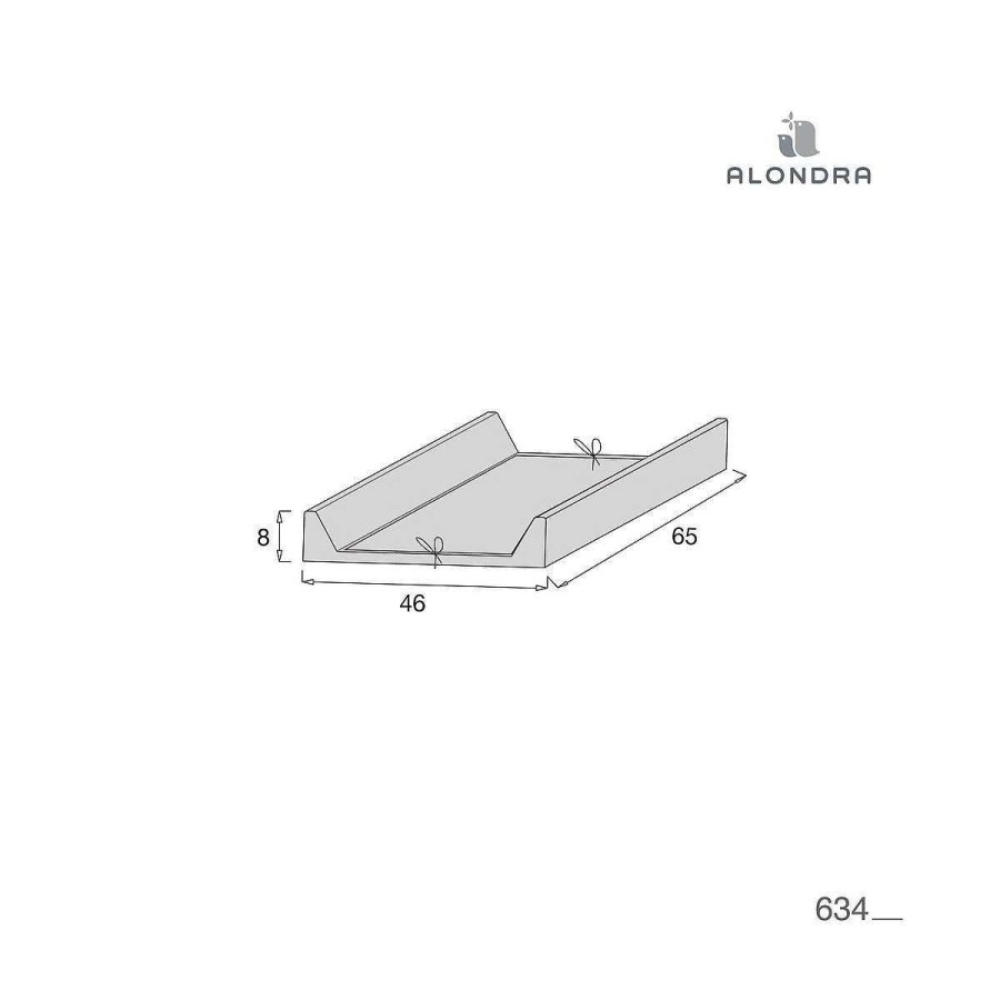 Hogar ALONDRA S Banas | Cambiador Para Konver 60X120 Cm Alondra 147 Natura