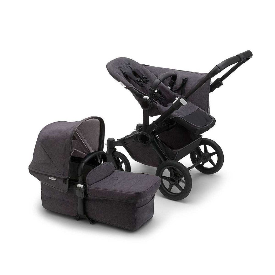 El Paseo BUGABOO Cochecitos De Beb | Bugaboo Donkey 5 D O Mineral Completo Negro Lavado