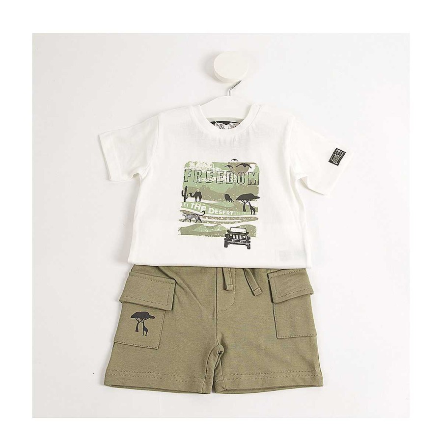 Moda BAYON Conjuntos | Conjunto Pantalon Camiseta Coche Bayon Verde