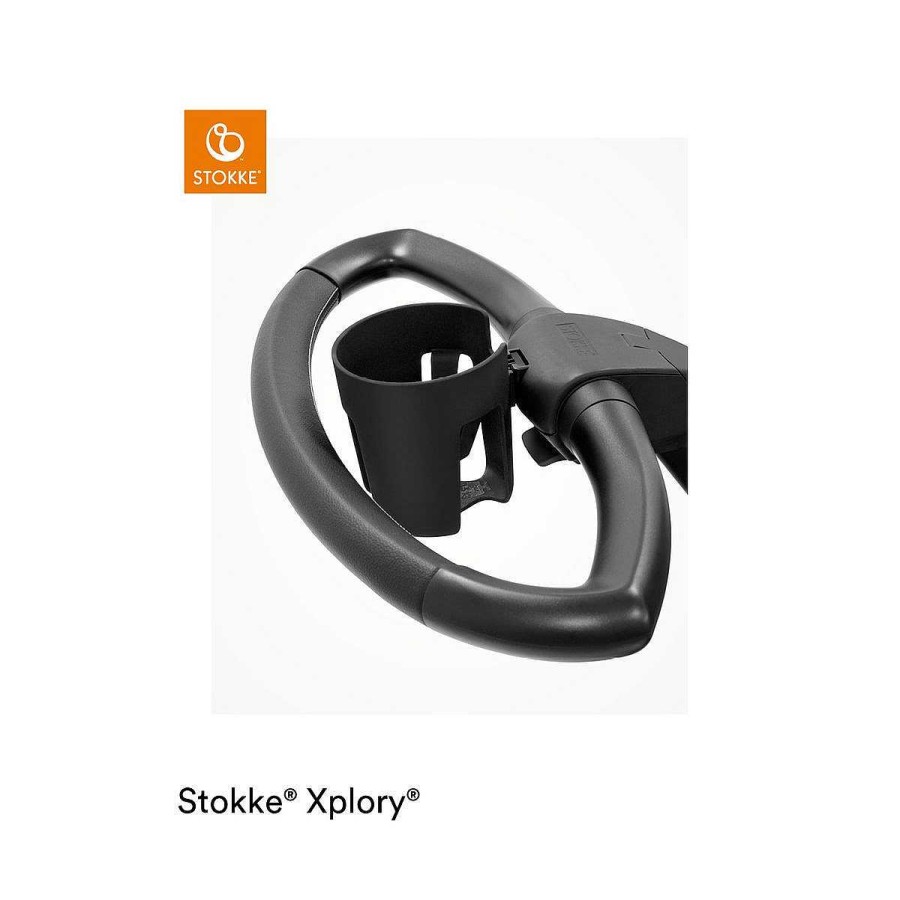 El Paseo STOKKE Portaobjetos | Cup Holder Stokke Stroller Black