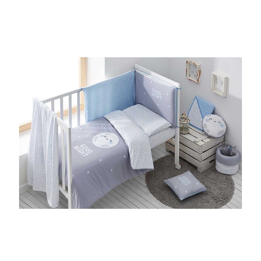 Higiene PEKEBABY Ropa De Ba O | Capa De Ba O 100X100Cm Good Night Pekebaby Azul