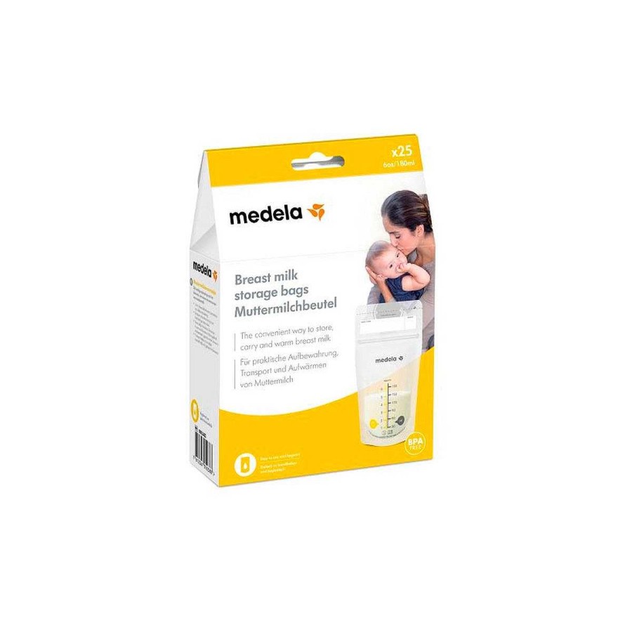 A Comer MEDELA Almacenaje | Bolsas Pump & Save Medela 25 Unidades