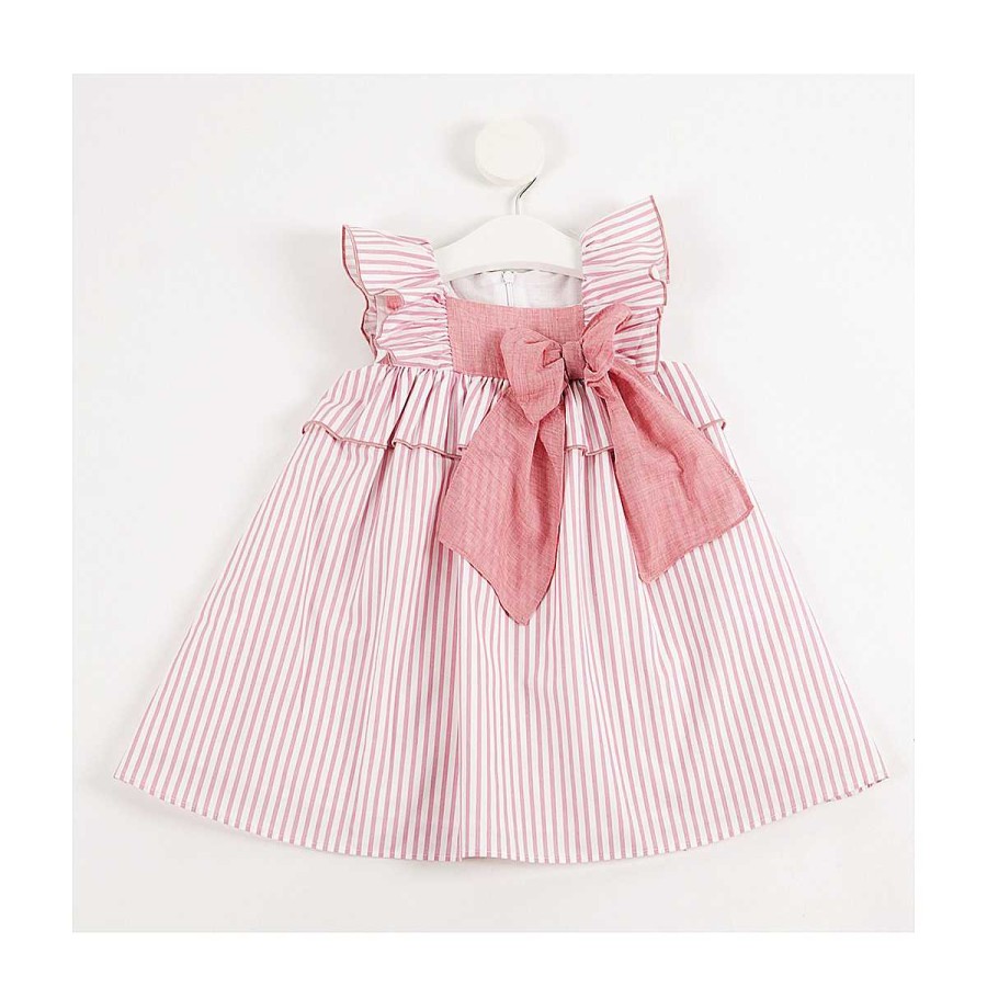 Moda BAYON Vestidos | Vestido Infantil Nerja Bayon Rosa