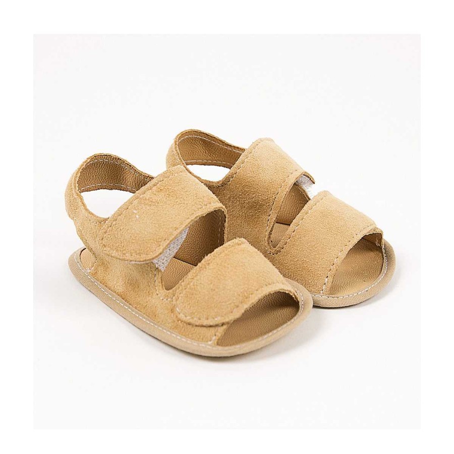 Moda BAYON Calzado | Sandalia Ante Beb Bayon Camel