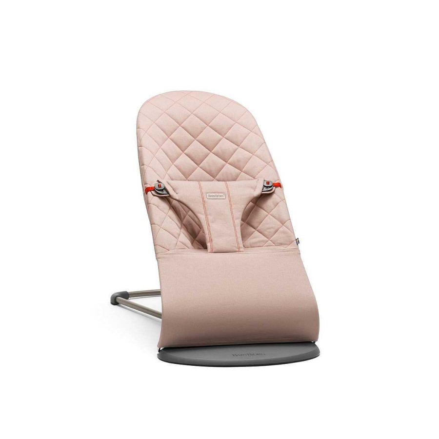 Hogar BABYBJORN Hamacas | Hamaca Balance Bliss Babybj Rn Tejido Algod N Rosa Palo