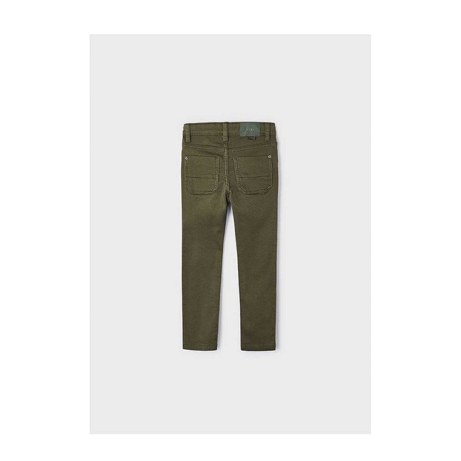 Moda MAYORAL Pantalones | Pantalon Soft Slim Fit Mayoral Verde