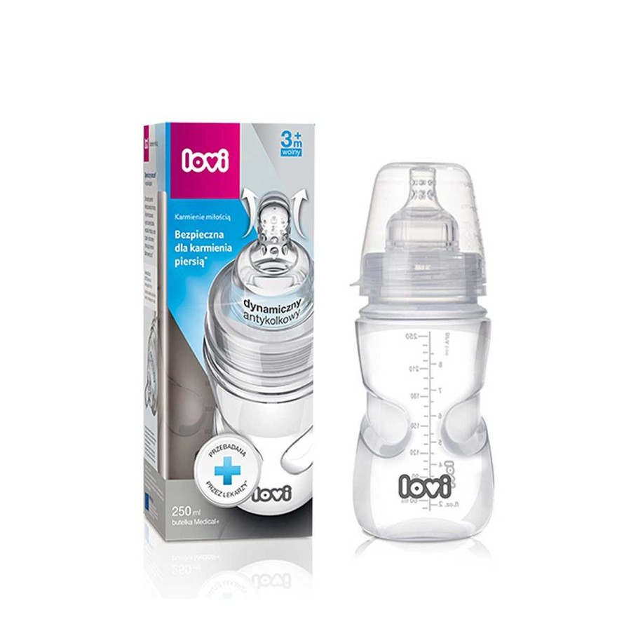 A Comer LOVI Biberones | Biber N Con Tetina Din Mica Lovi Medical+ 250Ml