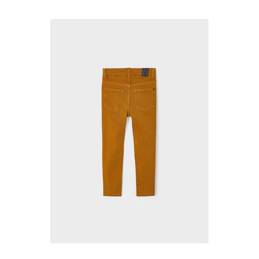 Moda MAYORAL Pantalones | Pantalon Sarga 5B Skiny Mayoral Naranja